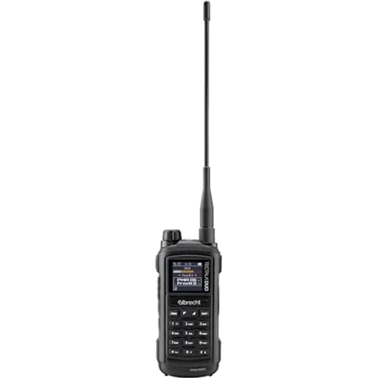 Albrecht Tectalk Duo, PMR & Freenet Funkgerät 29148, Walkie-Talkie mit 20 Stunden Betriebsdauer, schwarz – Bild 1