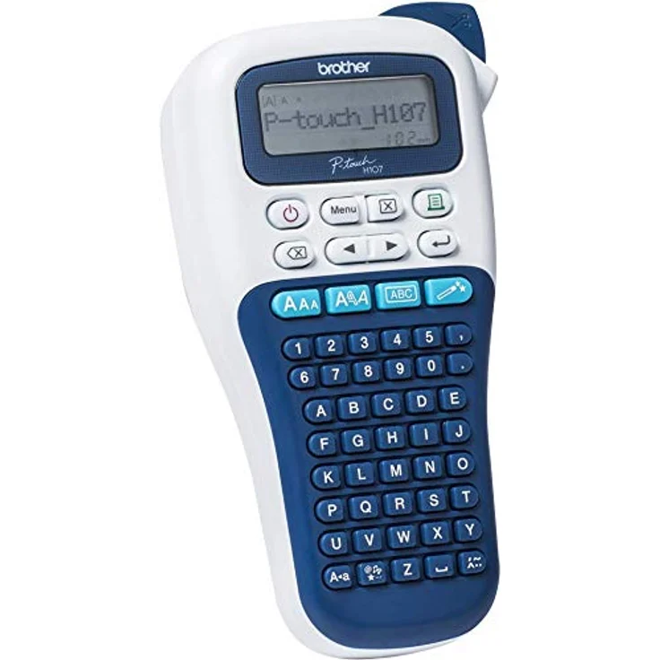 Brother PT-H107B tragbares Etikettiergerät für Zuhause und Büro P-Touch 107B Blu e Bianco – Bild 3