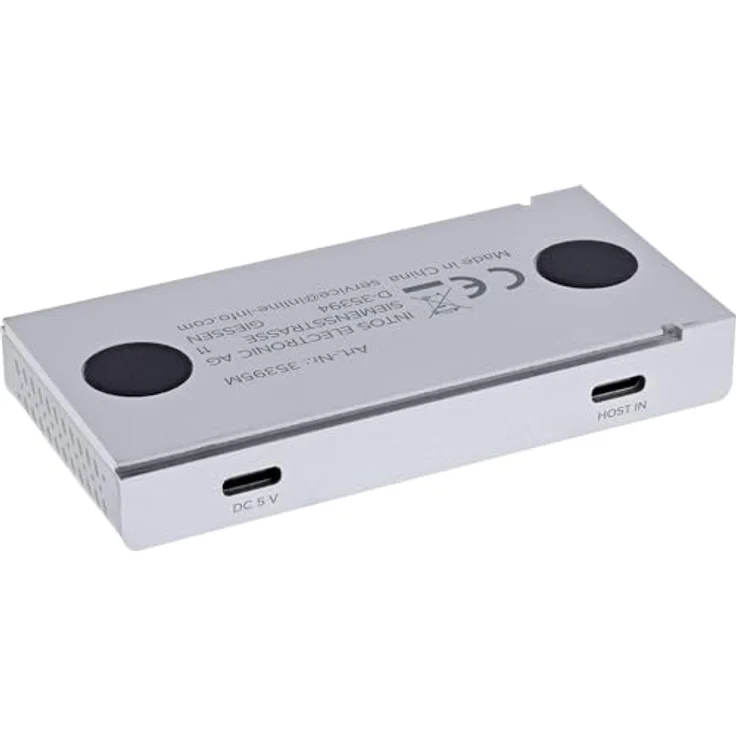 InLine 4-Port Magnetic USB Hub, 2X USB-C & 2X USB-A, USB 3.2 Gen.2 bis zu 10 Gb/s, magnetisch oder verschraubbar, Aluminiumgehäuse, Modell 35395M – Bild 5