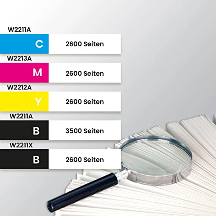 Xerox Everyday Tonerpatrone, hohe Ergiebigkeit, Schwarz, kompatibel zu 207X, W2210X, für Color LaserJet Pro M255dw, M255nw, M282nw, M283fdn, M283fdw, Reichweite ca. 3150 Seiten – Bild 2