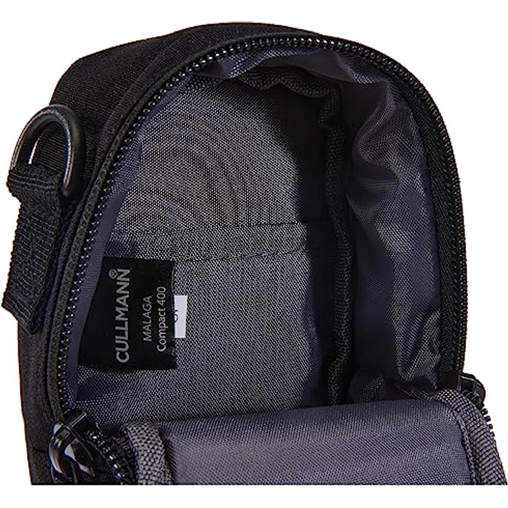 Cullmann Malaga Kompakt ''400'' Kameratasche für Kompaktkamera, 7 x 12 x 5 cm Schwarz - Preisvergleich – Bild 3