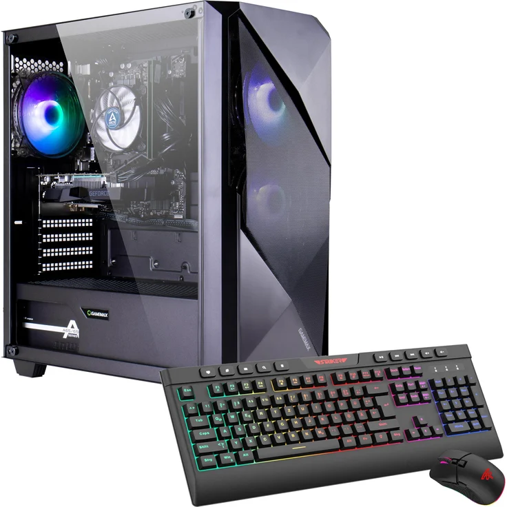 Hyrican Gamemax Vista COC AB 7480, Desktop-PC mit AMD Ryzen 7 9700X, 32 GB RAM, 1 TB SSD, GeForce RTX 5060 Ti, vorinstalliert mit Windows 11