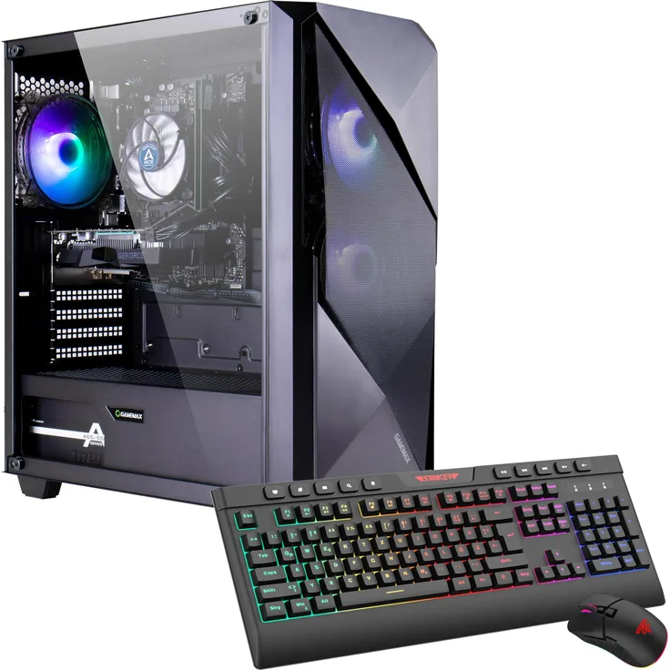 Hyrican Gamemax Vista COC AB 7480, Desktop-PC mit AMD Ryzen 7 9700X, 32 GB RAM, 1 TB SSD, GeForce RTX 5060 Ti, vorinstalliert mit Windows 11