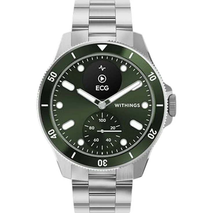 Withings ScanWatch Nova, Hybrid Smartwatch Herzgesundheit für M&F - EKG, SPO2, Temperaturüberwachung, Schlaftracking, Atemwegsgesundheit, Zyklustracking, 30 Tage Akkulaufzeit, iOS & Android – Bild 1