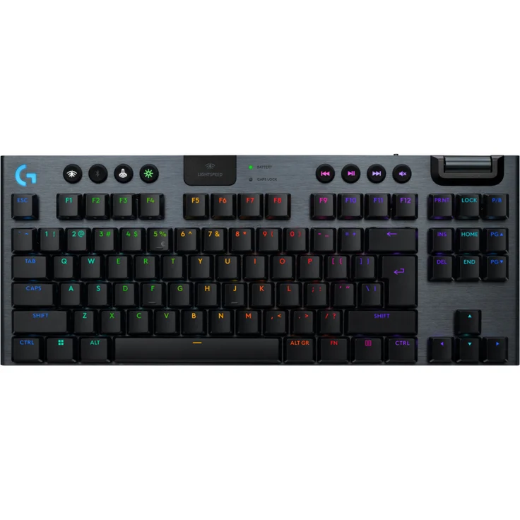 LOGITECH G915 X Lightspeed Tkl Gl Clicky Funktastatur, kabellos, Tri-Mode-Konnektivität, LIGHTSYNC RGB – Bild 1