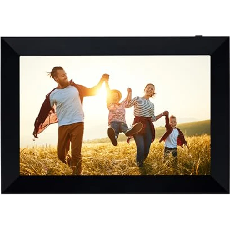 Rollei Smart Frame WiFi 103 Black– 10,1 Zoll Touch - WiFi - Bilderrahmen mit Frameo-App für schnelles und einfaches teilen von Fotos oder Videos | IPS-Panel, viele Funktionen, microSD-Slot (Schwarz) - Preisvergleich – Bild 3