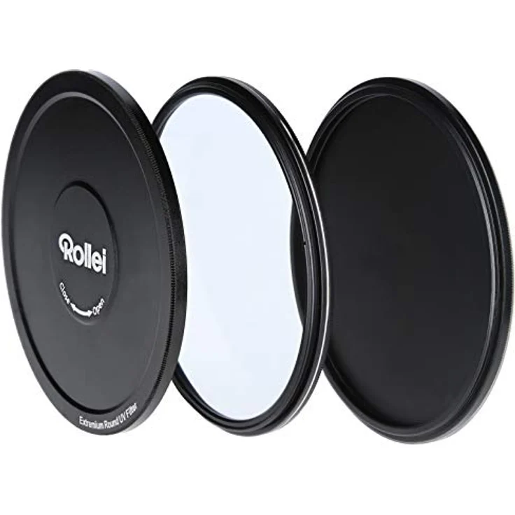 Rollei Extremium Rundfilter UV 72 mm - UV Filter und Schutzfilter mit Titan-Ring aus Gorilla Glas mit spezieller Beschichtung - Größe: 72 mm – Bild 2
