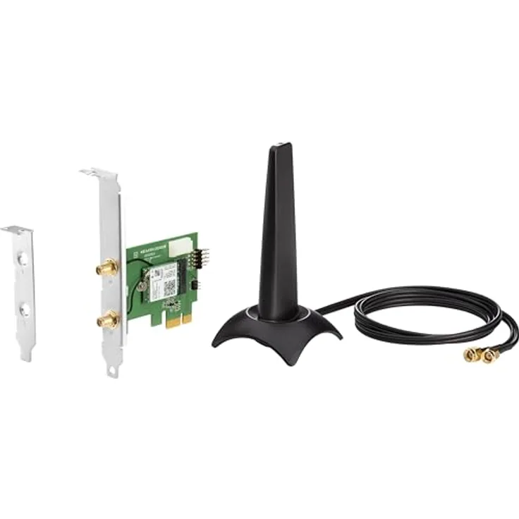 HP Intel AX210 Wi-Fi6EnvP+BT5.2w/EXTAntWLAN, Netzwerkkarte, Silber