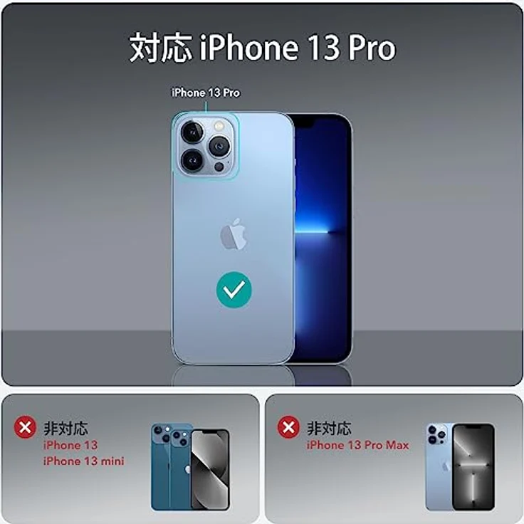 ESR iPhone 13 Pro Hülle, Classic Hybrid Magnet Case mit MagSafe, Militärnorm Sturzschutz und kratzfester, klarer Rückseite – Bild 2