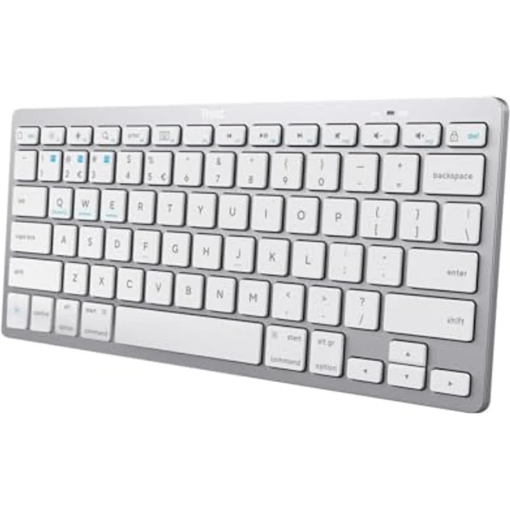 Trust Kabellose Tastatur 24653 Qwertz Deutsch, ergonomisches Design, kabellose Verbindung – Bild 1