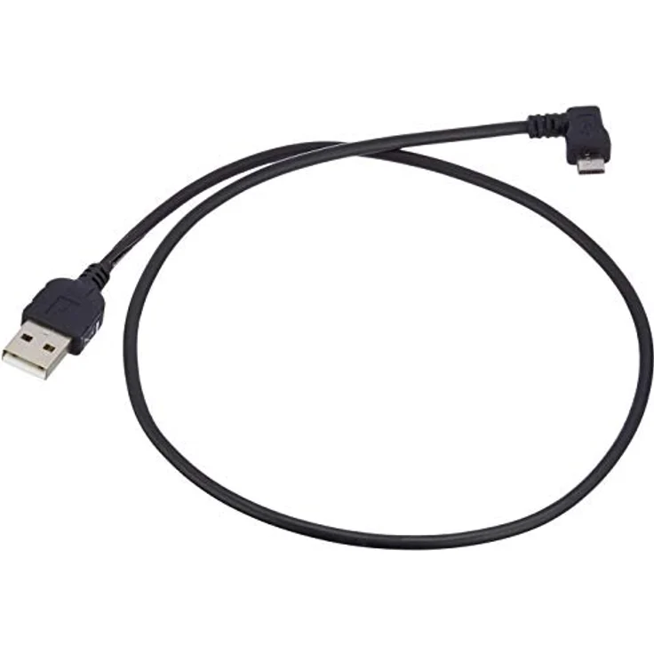 SYSTEM-S Micro USB Kabel Datenkabel Ladekabel mit 90° Winkelstecker 90 Grad gewinkelt 50 cm – Bild 3