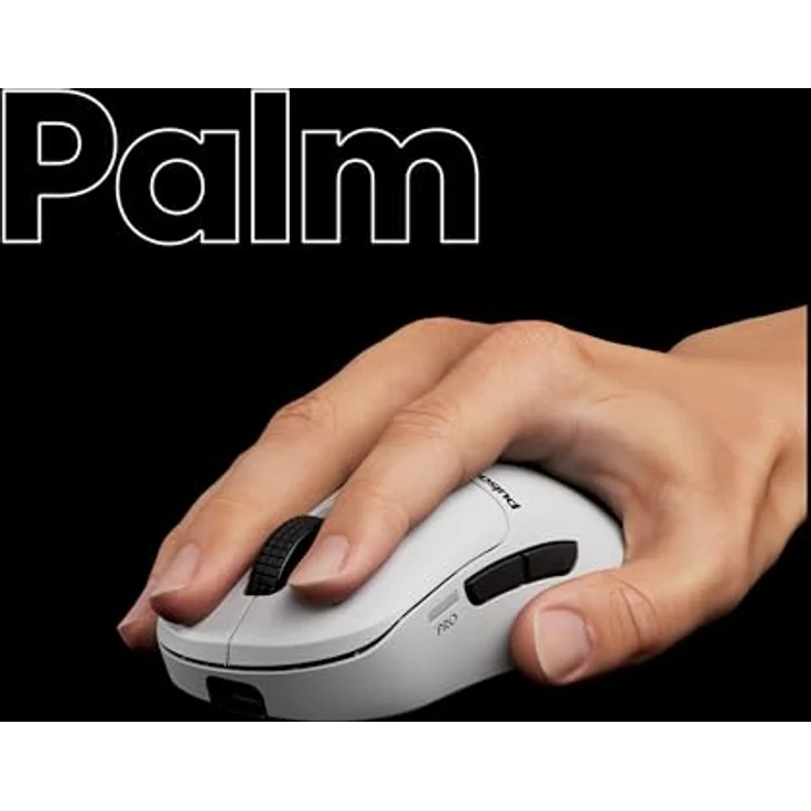 Pulsar [Pro Series] JV-X, Wireless Gaming Maus mit 32.000 DPI Sensor, Ultraleicht (56g), Weiß – Bild 5