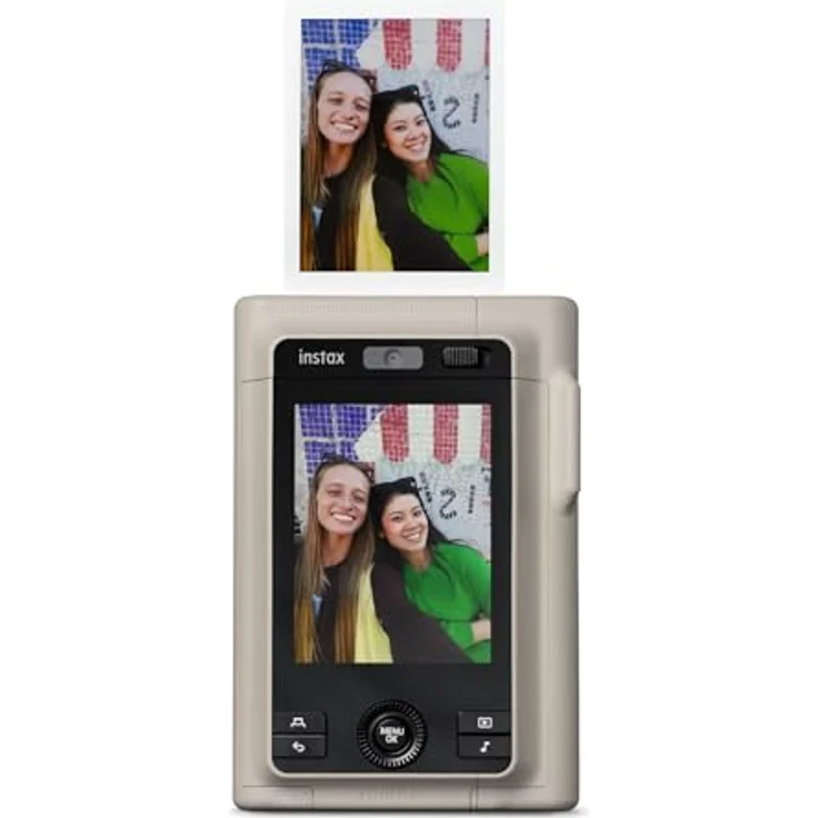 INSTAX instax mini LiPlay+™, hybride Sofortbildkamera mit 2,7-Zoll-LCD, Sand Beige, interner Speicher und Micro-SD-Kartensteckplatz – Bild 4