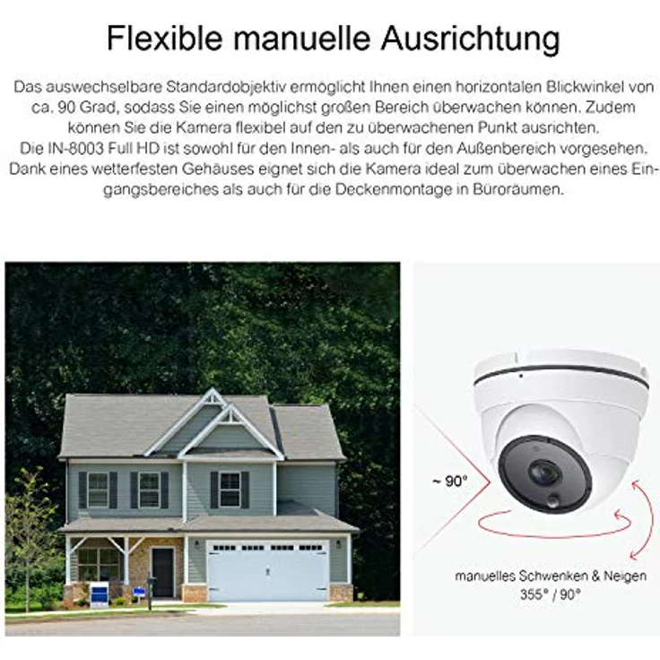 Instar IN-8003 Full HD (10084) Überwachungskamera – Bild 3