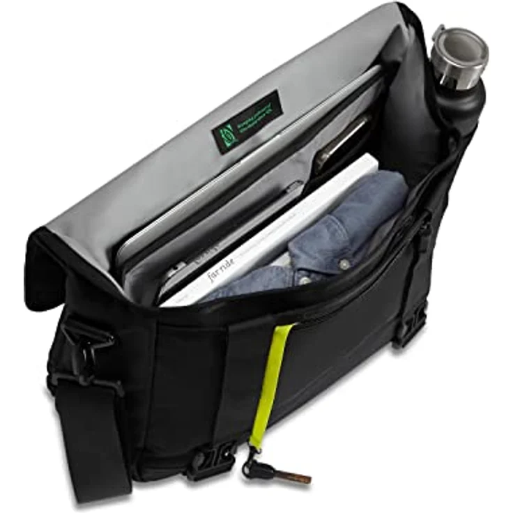 Timbuk2 Commute Messenger, Laptop-Tasche mit 38 cm Laptopfach, 100% Polyester, schwarz – Bild 2