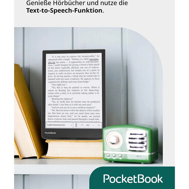 PocketBook e-Book Reader InkPad 4 (deutsche Version) 32 GB Speicher, 19,8 cm (7,8 Zoll) E-Ink Carta 1200 Touch-Display – Bild 6