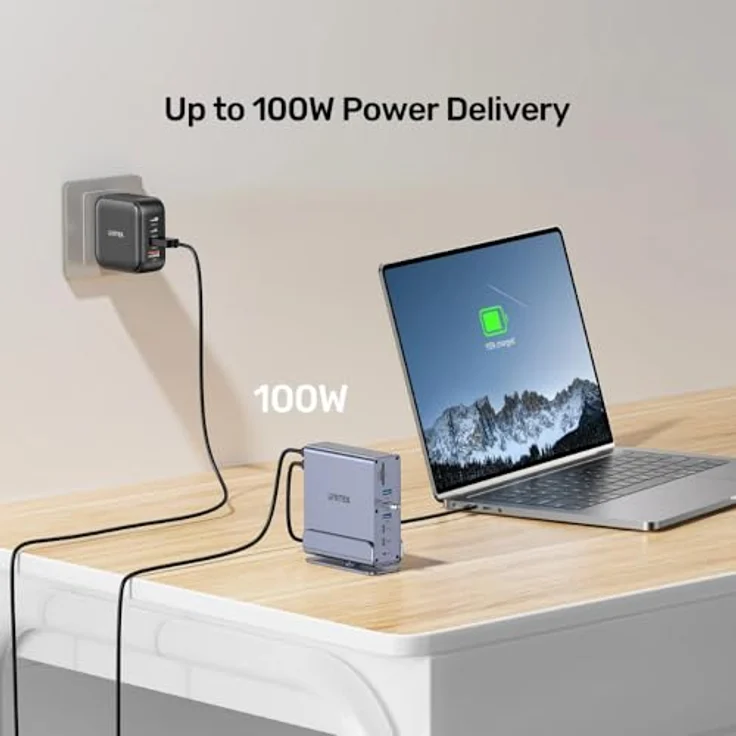 Unitek Docking Station USB-C mit 2 x HDMI, DisplayPort und 1GbE Ethernet – Bild 11