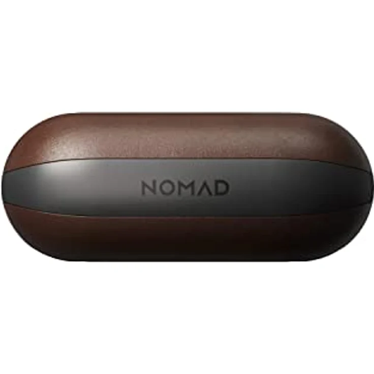 NOMAD Modern Leather Case für Airpods Pro | Robuste Schutzhülle aus Polycarbonat und Echtleder | Gummierte TPE-Bumper | Airpods Pro 2 | Brown – Bild 4