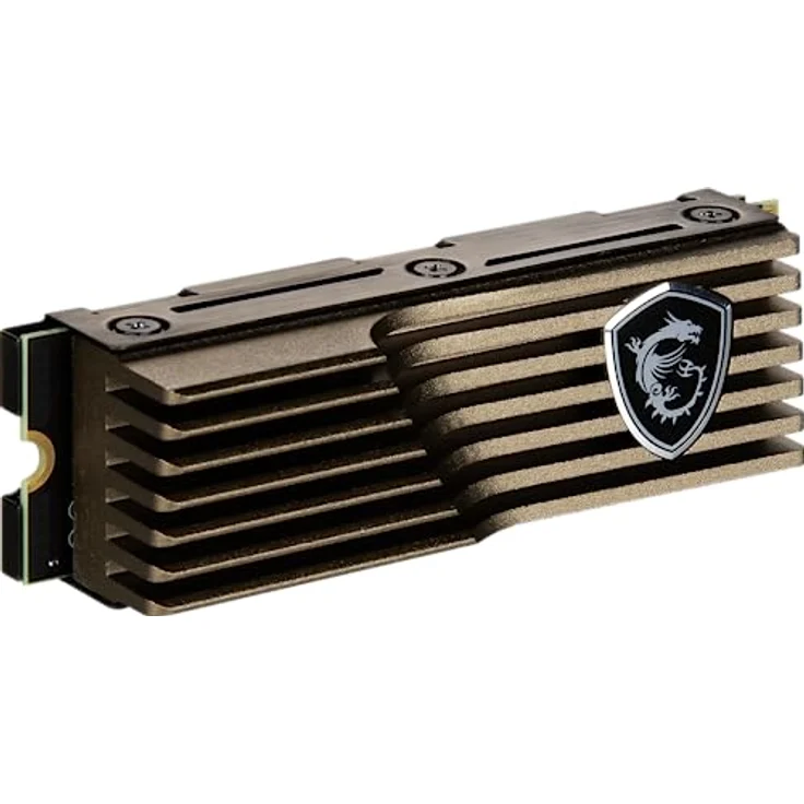 MSI Space M570 SSD 1TB mit Heatsink – interne SSD PCIe 5.0 NVMe M.2, Lesen 9500 MB/s, Schreiben 8500 MB/s, 3D NAND, integrierte Datensicherheit, Center – Bild 2