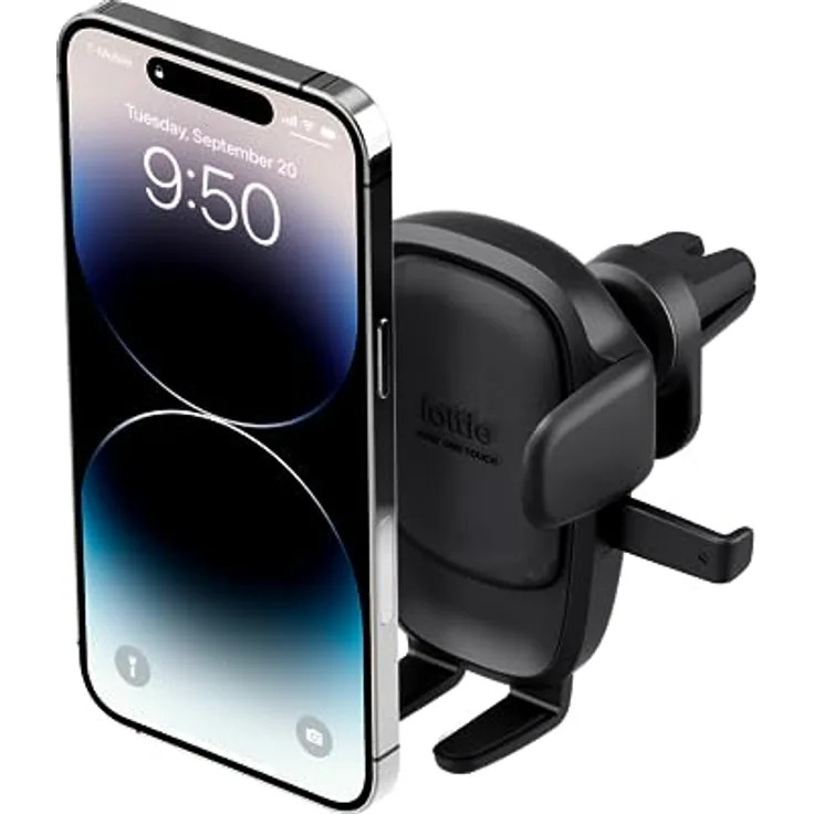 iOttie Easy One Touch 6, Universelle Lüftungsgitter Autohalterung für Smartphones, schwarz