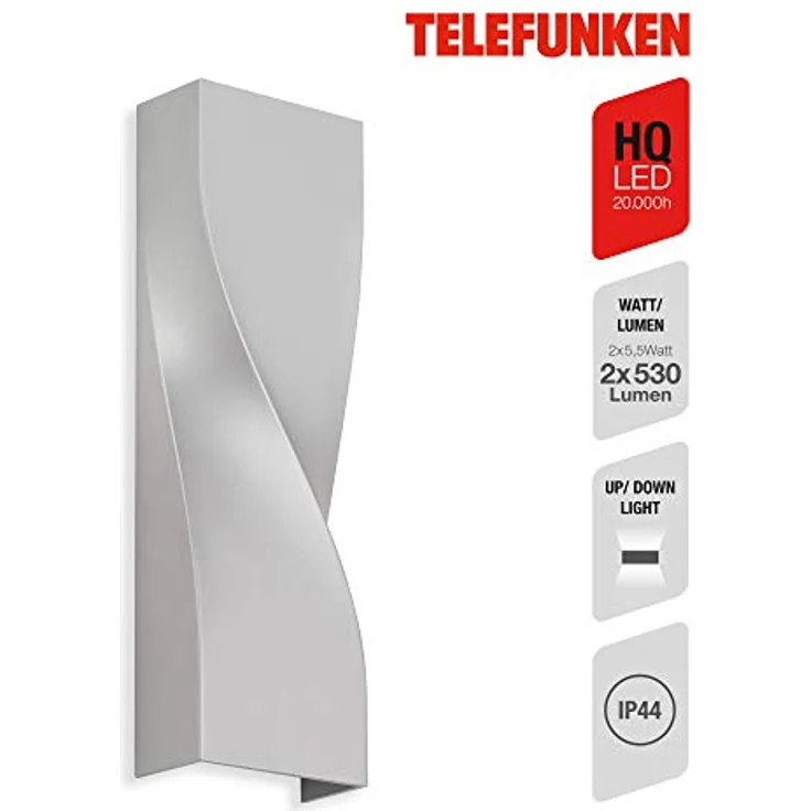 TELEFUNKEN - LED Deckenleuchte RGBIC Magic, LED Deckenlampe CCT, inkl. Randlicht, Dimmbar, Farbwechsel, Fernbedienung, Nachtlicht, 295x295x70 mm (LxBxH) – Bild 2