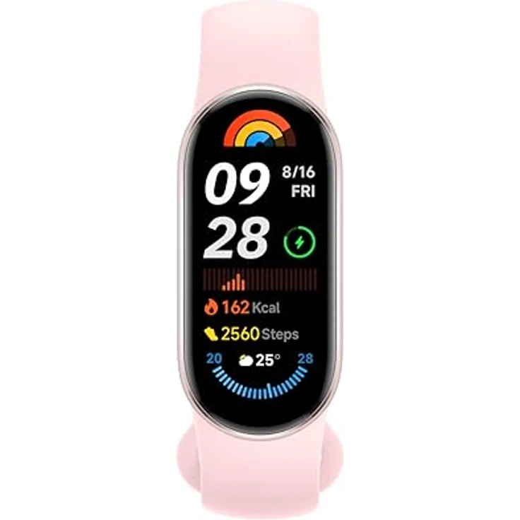 Xiaomi Mi Smart Band 9 Fitness-Tracker 1,62” AMOLED AOD Use Smartwatch, Mystic Rose – Bild 2