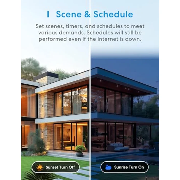 Meross MOP320MA-EU, Smart Home Wi-Fi Plug für Innen- und Außenbereiche, kompakte Größe, Sprachsteuerung kompatibel – Bild 5