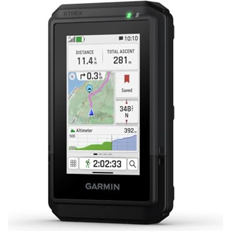 Garmin eTrex Touch, GPS-Handgerät mit 3"-Farb-Touchdisplay, vorinstallierten TopoActive Karten für Europa, 130 Stunden Akkulaufzeit, IP67 wetterfest – Bild 1