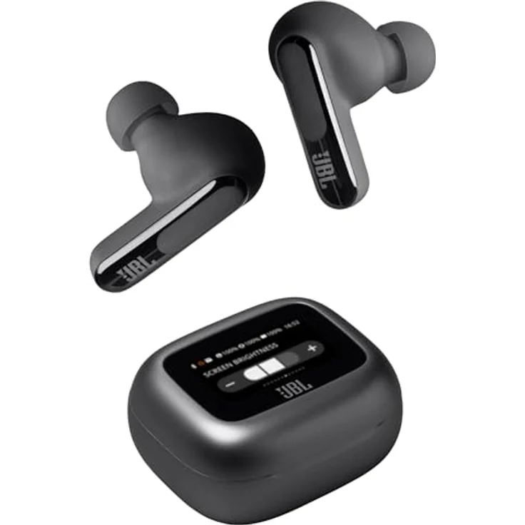 JBL Live Beam 3 Wireless Earbud-Kopfhörer mit Bluetooth, True Adaptive Noise Cancelling, 48 Stunden Akkulaufzeit, Schwarz – Bild 1