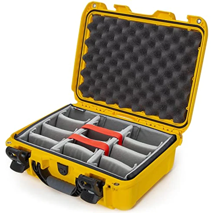Nanuk 920 Wasserdichter Hartschalenkoffer Mit Gepolsterten Trennwänden - Gelb – Bild 1
