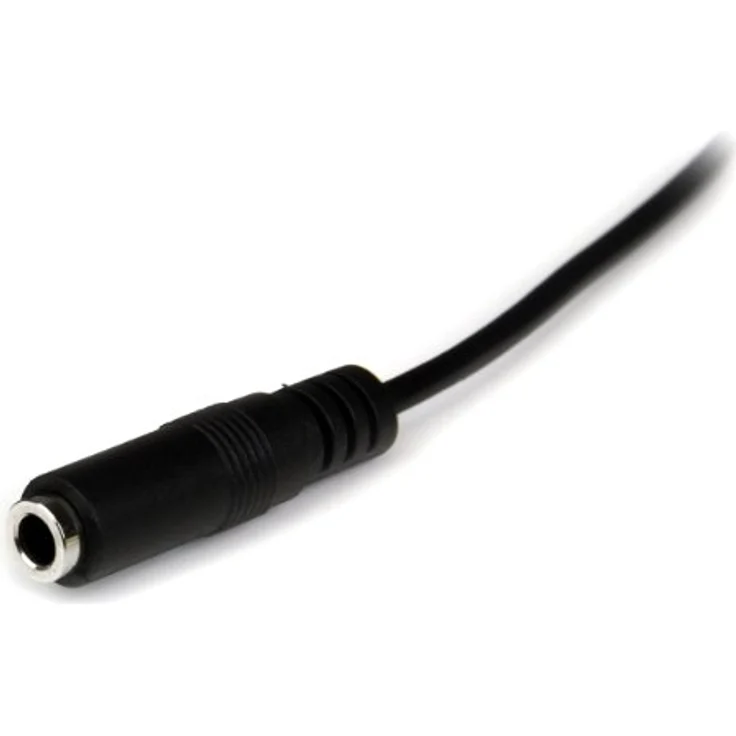 StarTech.com 2m 3,5mm Stereo Klinkenverlängerung / Audio-Verlängerungskabel - St/Bu - 3,5mm Klinkenkabel Verlängerung - Schwarz – Bild 3