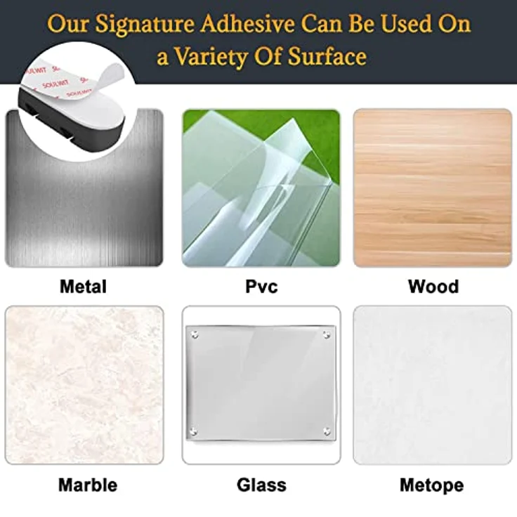 SOULWIT Kabelhalter Kabelclips Kabel Management 3-Pack Kabel Clips kabelmanagement Kabel Organizer Vielzwecke Kabelführung Silikon Set für - Preisvergleich – Bild 5