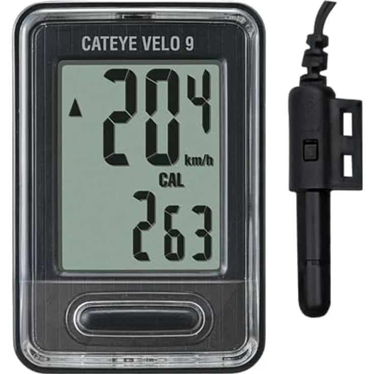 Cateye Velo 9 Radcomputer schwarz – Bild 2