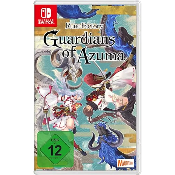 Marvelous Europe Rune Factory: Guardians of Azuma - Switch, actionreiches Rollenspiel mit Erdtänzer-Mechanik, männlichem und weiblichem Protagonisten, von Japan inspiriertem Design und voll vertonten Szenarien – Bild 1