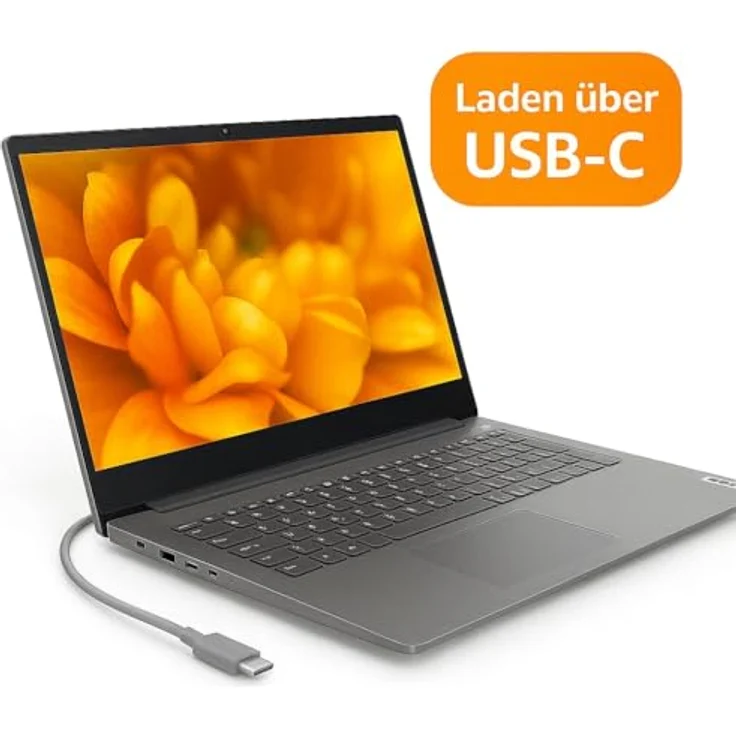 Lenovo IdeaPad 3 i7, 17,3 Zoll IPS FullHD Notebook, Intel Core i7 1255U, 24 GB DDR4, 1000 GB SSD, Intel Iris Xe, Windows 11 Pro, MS Office – Bild 3