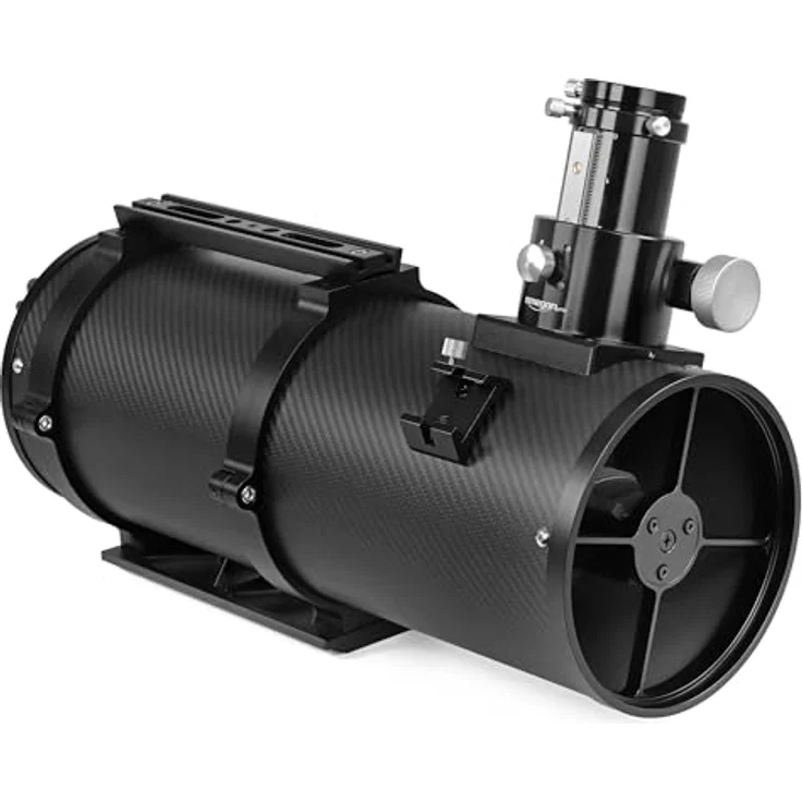 Omegon Pro Astrograph Carbon 154/600 OTA, Teleskop mit 2" Okularauszug, CNC-gefrästem Aluminium, für Astrofotografie – Bild 4