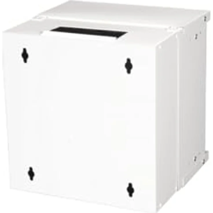 Equip Wandgehäuse 10" 06U 300x300mm grau - Netzwerkschrank mit gehärteter Glasfronttür – Bild 3