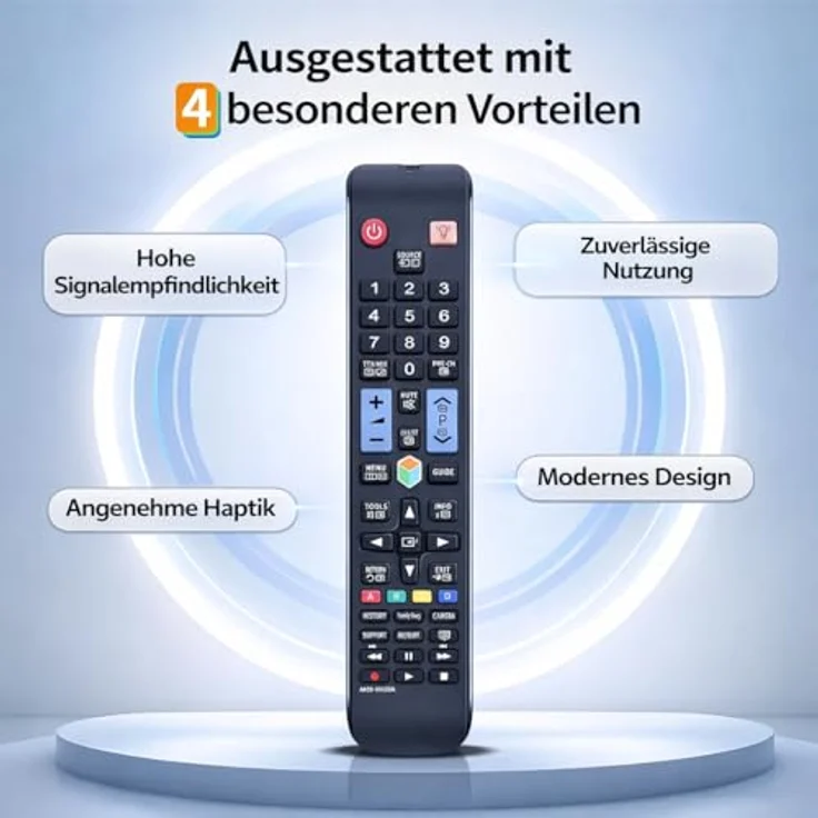 Mycotech Fernbedienung für Samsung Smart TV AA59-00638A, sofort einsatzbereit, ergonomisches Design, stabile Signalübertragung – Bild 4