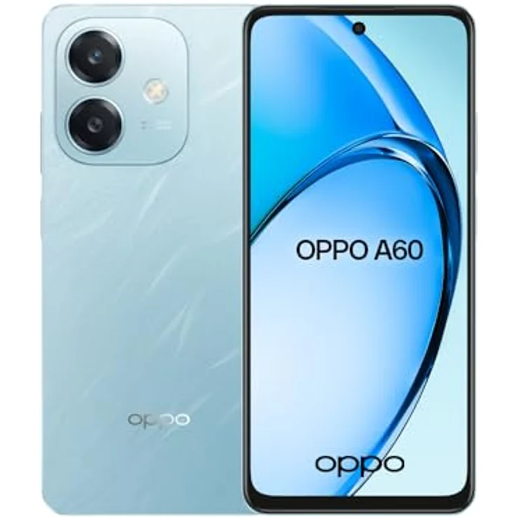 OPPO A60 5G 4GB/128GB Blau (Ocean Blue) Dual-SIM Smartphone mit 50 MP Kamera – Bild 1