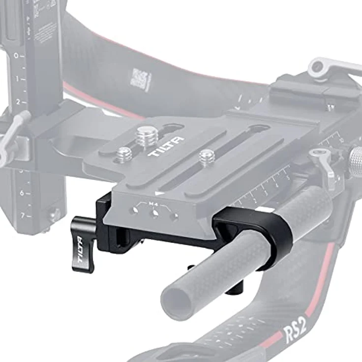 Tilta 15 mm Einzelstab-Befestigung für Manfrotto Verlängerungsplatte, kompatibel mit DJI RS4/RS4 Pro/RS3/RS3 Pro/RS2/RSC2, Aluminiumlegierung, leicht und langlebig – Bild 2