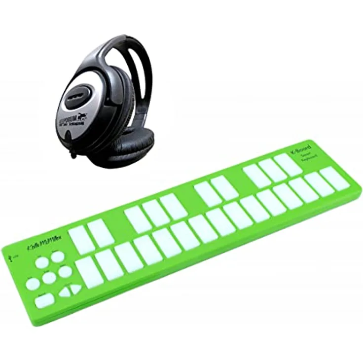 Keith McMillen K-716C-L K-Board MIDI-Controller Lime + keepdrum Kopfhörer