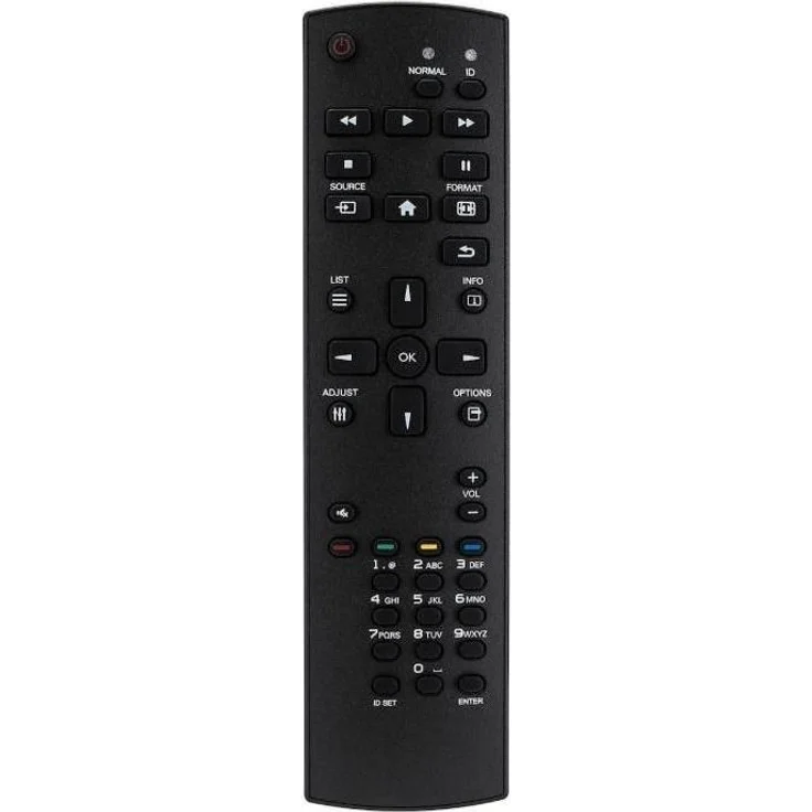 iiyama REMOTEV01, Gerätespezifische Fernbedienung für die TFXX37-Serie, Schwarz, kompatibel mit Smart Home-Funktionen