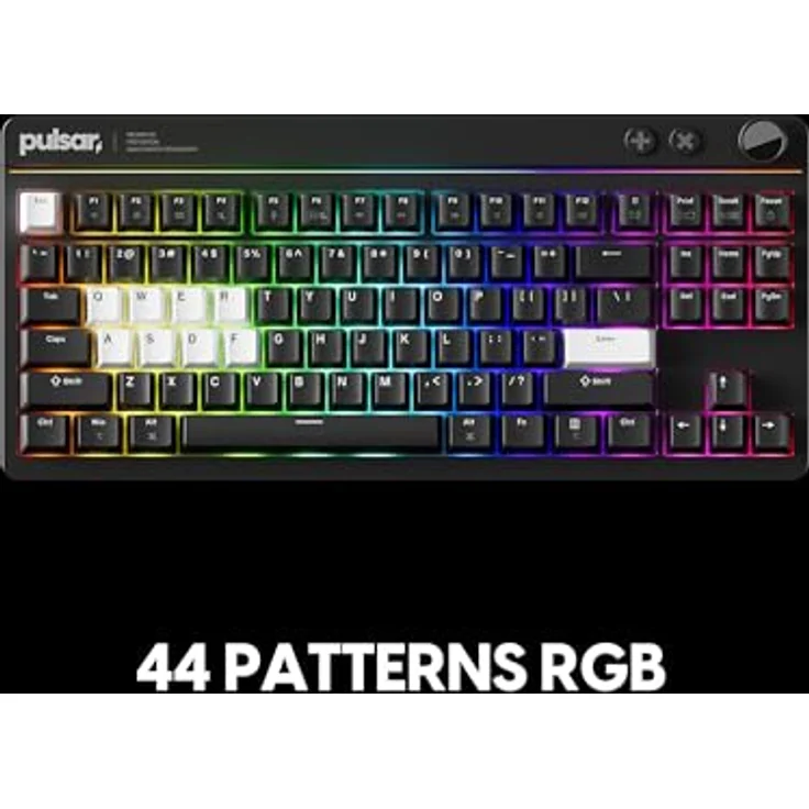 Pulsar Gaming Gears XBOARD QS Mechanische Gaming-Tastatur, QMK/VIA, Hot-Swap-fähige Kailh Box Ice Mint V2 Linearschalter, Aluminiumrahmen, RGB-LED-Hintergrundbeleuchtung, Dual-PC-Schnellschalter – Bild 5