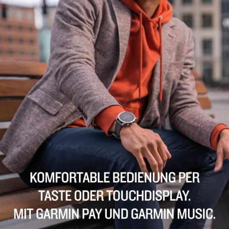 Garmin Fenix 7 - GPS-Multisport-Smartwatch mit 1,3" Farbdisplay, TOPO-Karten, 16 GB Speicher, über 60 Sport-Apps, Garmin Music, Garmin Pay, wasserdicht bis 10 ATM – Bild 5