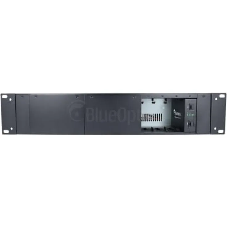 BlueOptics Medienkonverter-Chassis, 2HE für 48,30cm (19")-Rack, redundante Stromversorgung (BLMCC) - BlueOptics