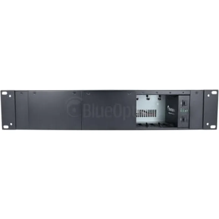 BlueOptics Medienkonverter-Chassis, 2HE für 48,30cm (19")-Rack, redundante Stromversorgung (BLMCC) - BlueOptics
