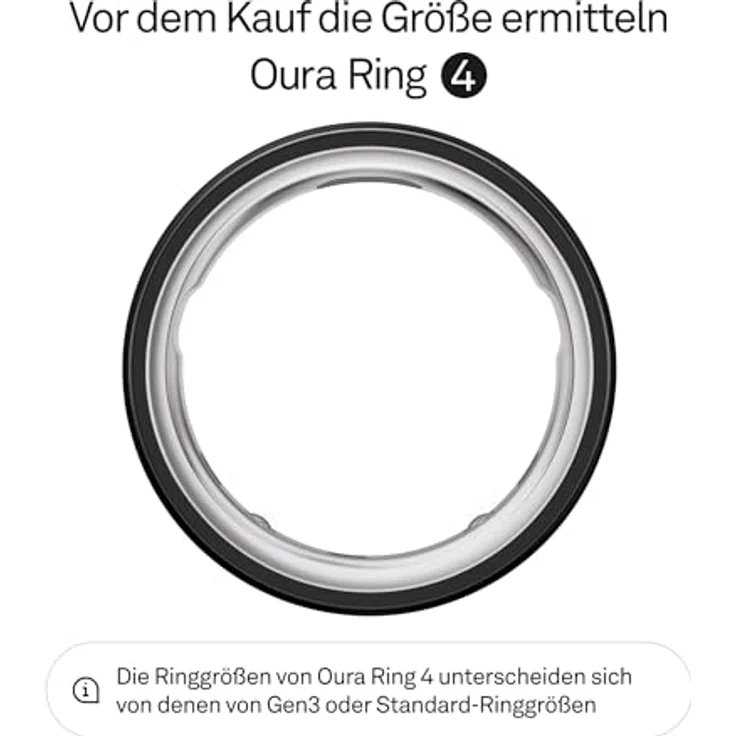 OURA Ring 4, Smart Fitness-Tracker mit Smart Sensing Technologie, Größe 5, Schwarz, Titan Design, bis zu 8 Tage Akkulaufzeit – Bild 2