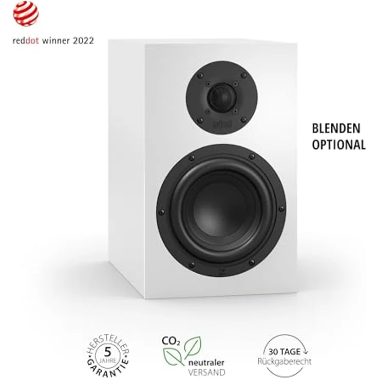 Nubert nuBoxx B-40 Weiße Kompaktlautsprecher 2 Stück Passivboxen 2 Wege Technik – Bild 2