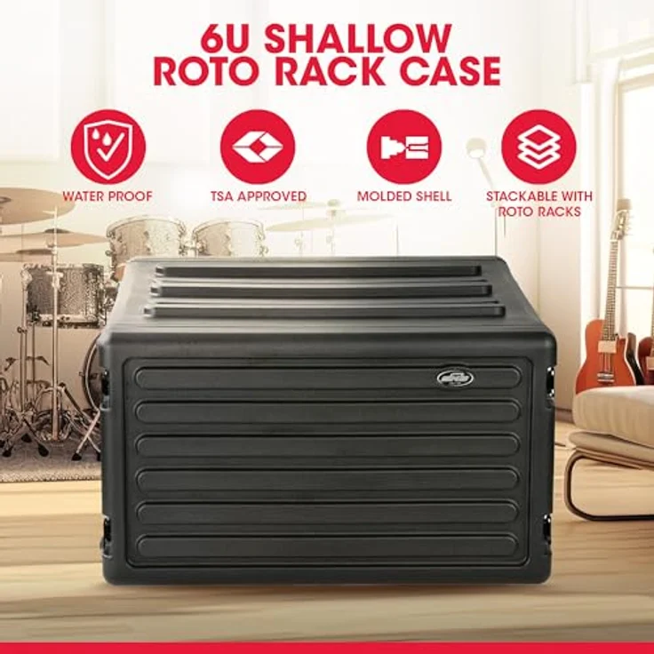 SKB 1SKB-R6U 6U Roto Rack, Schwarz – Bild 3