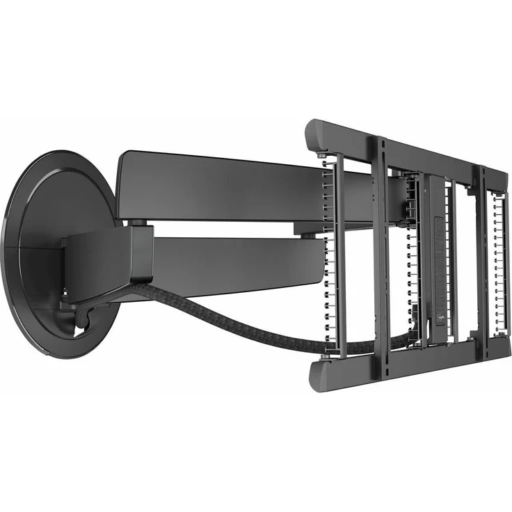 Vogels Elektrische Wandhalterung SCHWENKEN TVM 7675 PRO VESA bis 600x400 mm, Schwarz, TV Wandhalterung mit Siri Voice Control